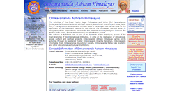 Desktop Screenshot of omkarananda-ashram.org
